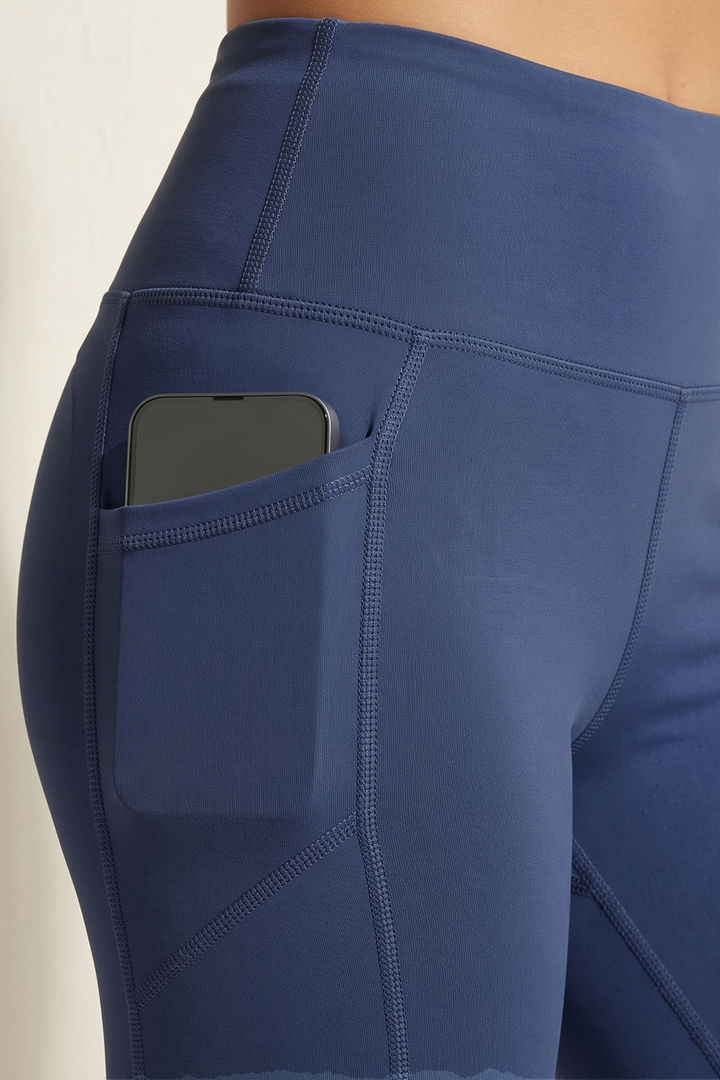 Zelocity Quick Dry Yoga & Training Legging - Lilac Blue — image 5
